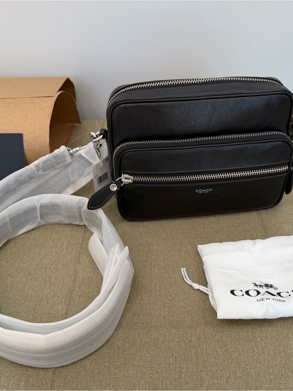 NWT Coach Dakota Shoulder Crossbody Black Bag - Picture 14 of 16